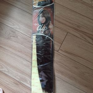 SYNTHETIC clip in hair extensions
